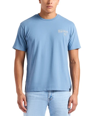 Men's Tuffalo Relaxed Fit Short Sleeve Logo Graphic Crewneck T-Shirt