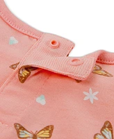 Levi's Baby Girls Ruffle-Sleeve Bodysuit & Western Skirtall, 2 Piece Set