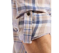 Men's Simbio Tailored Fit Long Sleeve Plaid Button-Front Shirt