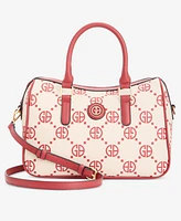 Giani Bernini Monogram Signature Dip Small Satchel, Created for Macy's