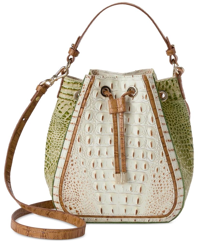 Brahmin Melinda Williamette Leather Bucket Bag