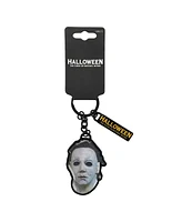 Halloween Michael Myers and Title Logo Enamel Filled Keychain