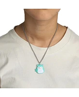 Winston Owl Mirror Picture Open Locket Squish Necklace