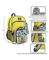 Spongebob Squarepants 5-Piece Clear Backpack & Lunchbox Set