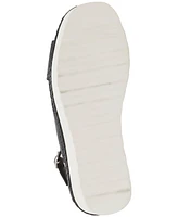 Lucky Brand Women's Pebina Crossband Platform Wedge Sandals