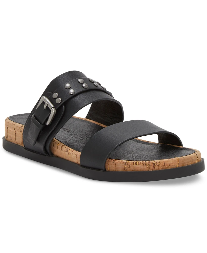 Lucky Brand Women's Dineesa Double Band Slip-On Footbed Sandals