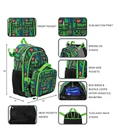 Minecraft Creeper 5-Piece Backpack & Lunchbox Set