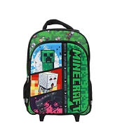 Minecraft Rolling 16” Backpack With Adjustable Handle