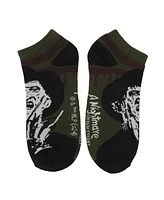 Warner Bros Women's Warner Brothers Horror Movie Characters 5-Pair Ankle Socks