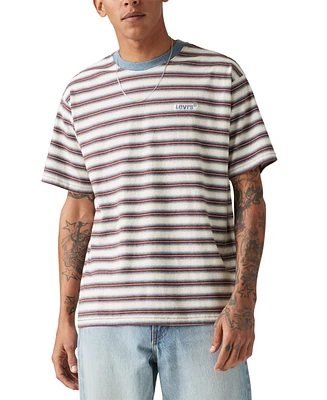 Levi's Men's Red Tab Vintage Short Sleeve Striped Crewneck T-Shirt