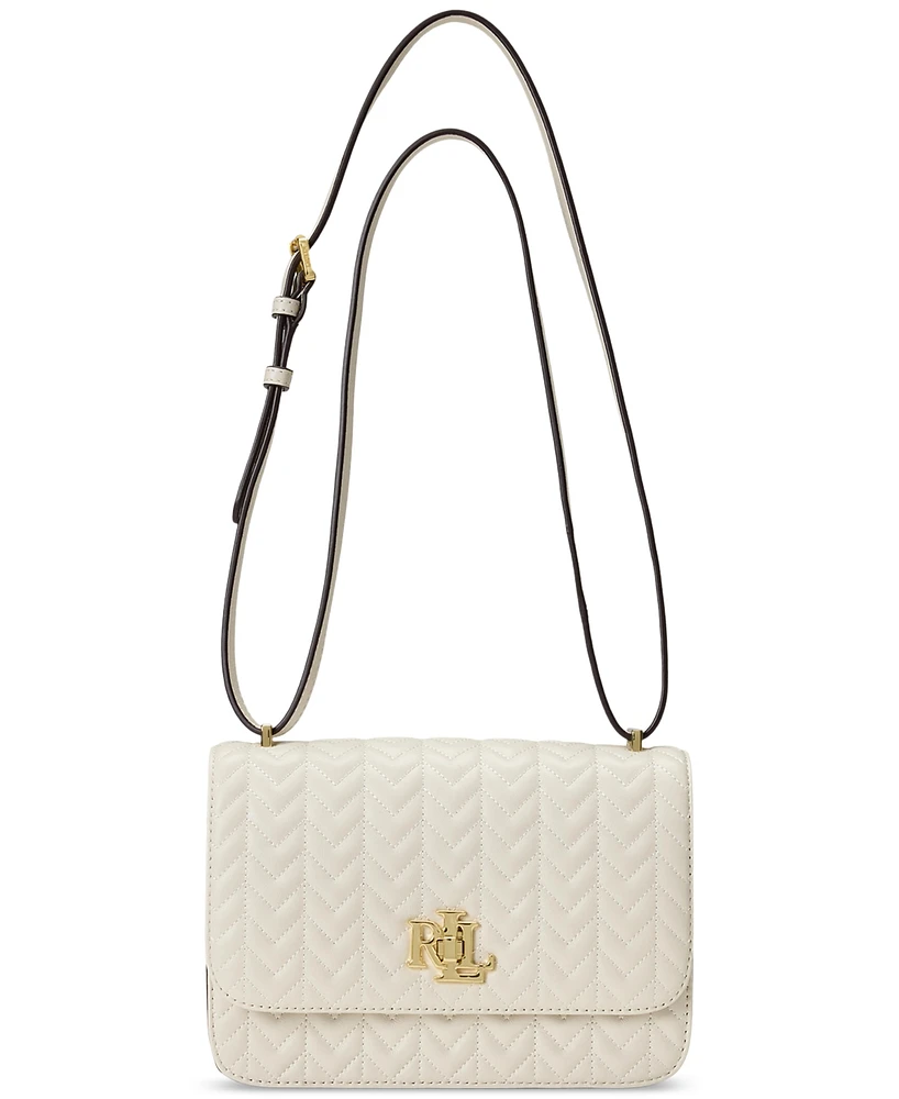 Lauren Ralph Lauren Quilted Nappa Leather Small Sophee Bag