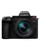 Panasonic Panasonic Lumix G9 Ii Mirrorless Camera with Leica Dg 12-60mm f/2.8-4 Lens Bundle with Panasonic Lumix G 25mm f/1.7 Aspherical Lens, Shoulde