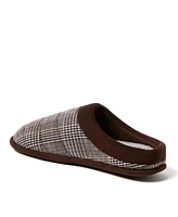 Dearfoams Men's Asher Quilted Plaid Clog House Slipper