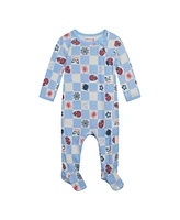 Avengers Baby Boys 2 Pack Zip Up Sleep N' Play Coveralls