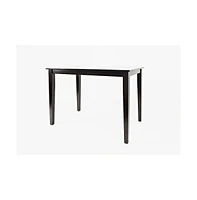 Simplicity Solid Wood Classic 54" Counter Height Dining Table