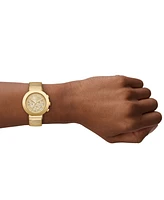 Michael Kors Women's Gramercy Chronograph Gold-Tone Stainless Steel Watch, 36mm