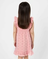 Rare Editions Little and Toddler Girls Eyelet Dress