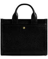 Coach Mini Leather Cargo Tote Bag 20