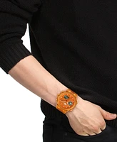 Lacoste Men's Orange Silicone Strap Watch, 45mm
