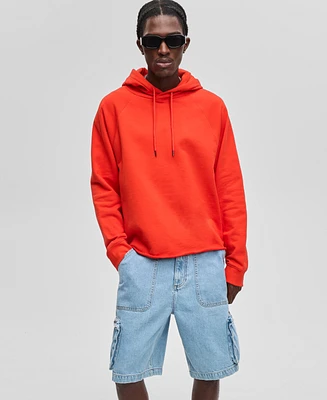 Mode of One Men's All Cotton French Terry Hoodie, Exclusively at Macy's