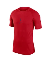 Nike Men's Red Los Angeles Angels Authentic Collection Performance Raglan T-Shirt