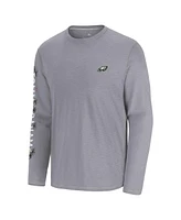 Tommy Bahama Men's Gray Philadelphia Eagles Oasis Endzone Lux Long Sleeve T-Shirt
