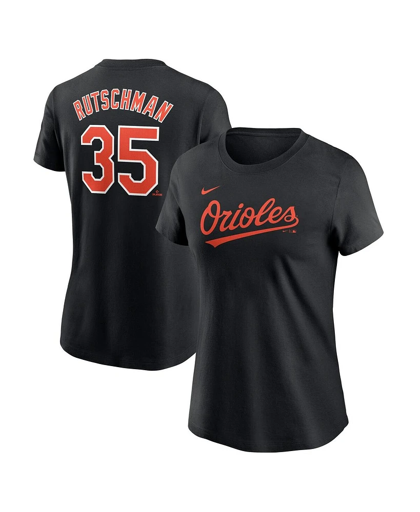 Nike Women's Adley Rutschman Black Baltimore Orioles Fuse Name Number Top