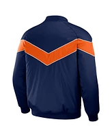 Fanatics Men's Navy Detroit Tigers Baseball Raglan Full-Snap Jacket