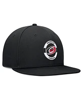 Fanatics Men's Black Carolina Hurricanes Authentic Pro Training Camp Snapback Hat