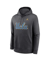 Jordan Men's Anthracite Ucla Bruins Primetime Club Fleece Pullover Hoodie