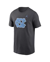 Jordan Men's Anthracite North Carolina Tar Heels Primetime Evergreen Logo T-Shirt