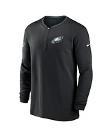 Nike Men's Black Philadelphia Eagles Coach Half-Zip Sweatshirt