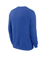 Jordan Men's Royal Florida Gators Arched Seal Pullover Sweatshirt