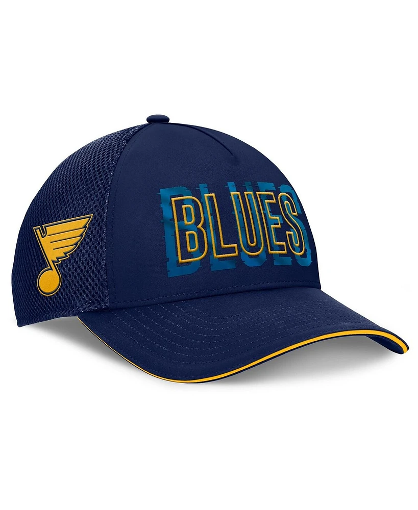 Fanatics Men's Navy St. Louis Blues Fundamental Flex Hat