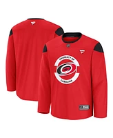 Fanatics Men's Red Carolina Hurricanes Home Practice Jersey