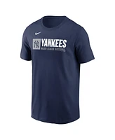Nike Men's Navy New York Yankees Team Block T-Shirt