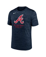 Nike Men's Navy Atlanta Braves Velocity Performance T-Shirt