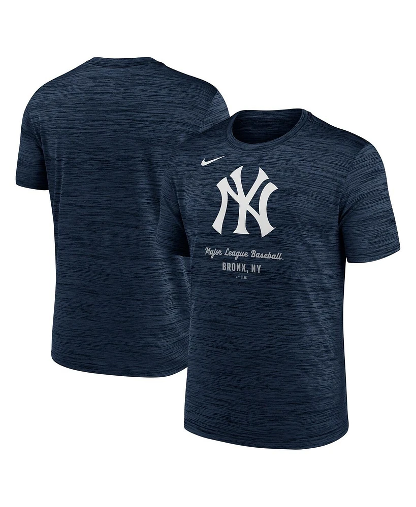 Nike Men's Navy New York Yankees Velocity Performance T-Shirt