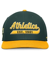 Nike Men's Green/Gold Athletics Pro Performance Snapback Hat