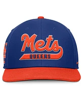 Nike Men's Royal/Orange New York Mets Pro Performance Snapback Hat