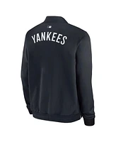 Nike Men's Navy/ New York Yankees Authentic Collection Dugout Full-Zip Bomber Jacket