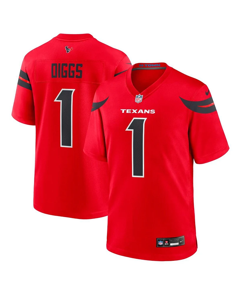 Nike Men's Stefon Diggs Red Houston Texans Alternate Game Jersey