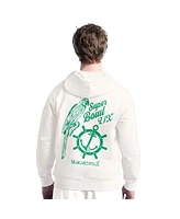 Margaritaville Men's White Super Bowl Lix Reserve French Terry Pullover Hoodie