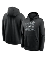 Nike Men's Black Philadelphia Eagles Super Bowl Lix Champions 90's Retro Pullover Hoodie