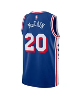 Nike Men's Jared McCain Royal Philadelphia 76ers Swingman Jersey Icon Edition