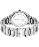 Lacoste Men's Metropole Silver Tone Stainless Steel Bracelet Watch, 39mm