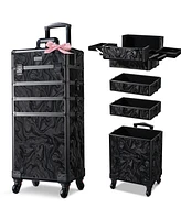 Byootique Rolling Makeup Train Case 4in1 Cosmetic