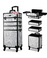 Byootique Rolling Makeup Train Case 4in1 Cosmetic