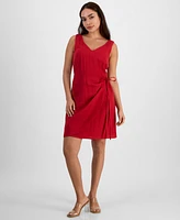 Sam Edelman Women's Faux-Wrap Sleeveless Mini Dress
