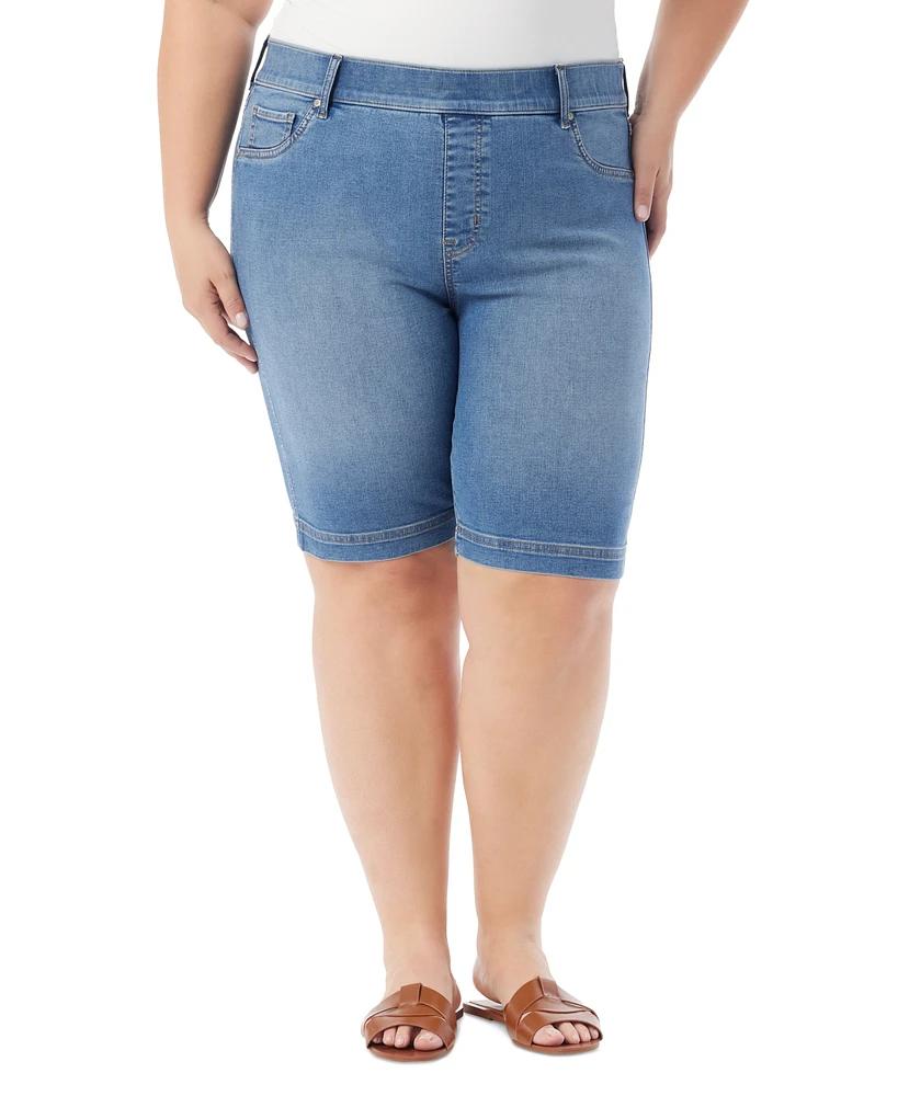 Gloria Vanderbilt Plus Shape Effect Bermuda Shorts